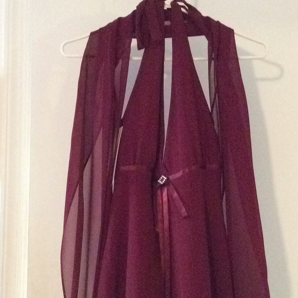 Celavie Collection Chiffon Evening Dress size S - Picture 2 of 7